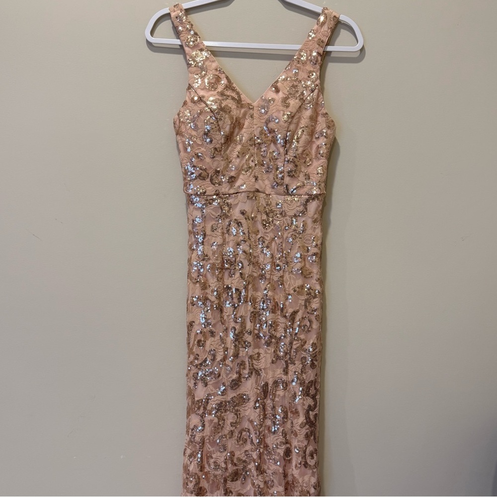 Elegant Sequin Evening Gown